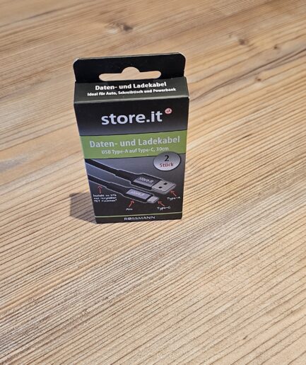 store.it Lade- und Datenkabel USB-A auf Type-C